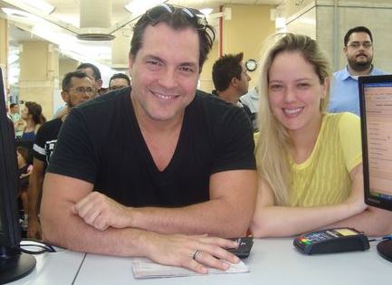 Juliana Serbeto ex-husband Daniel Boaventura with his second wife Maria Netto